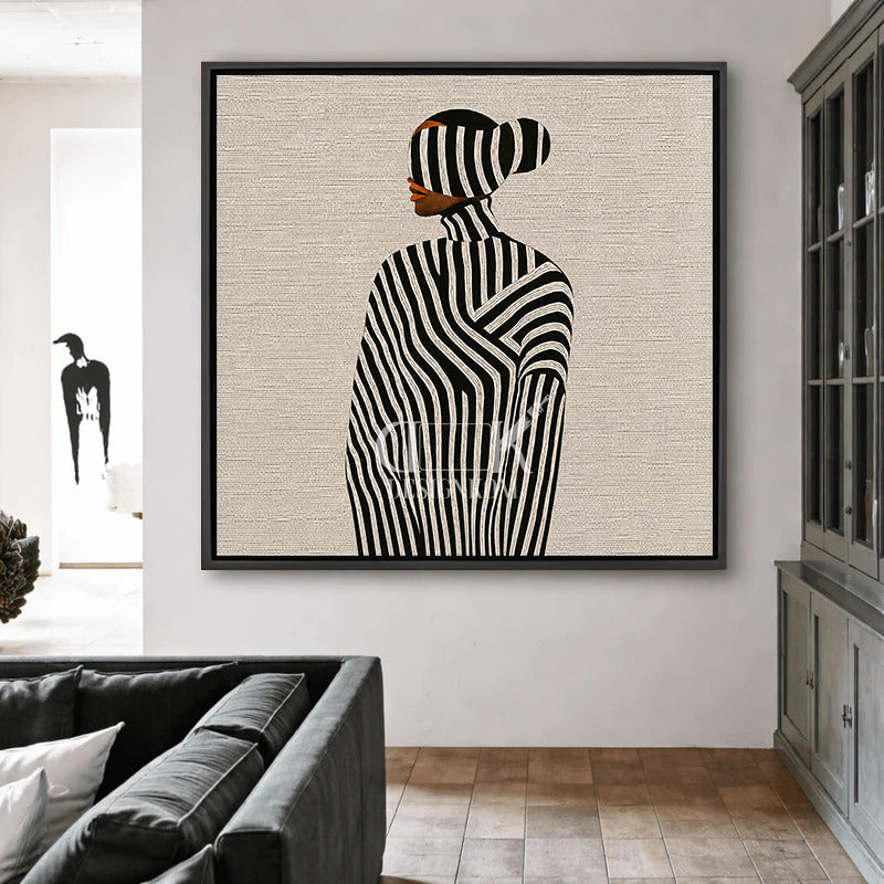 Striped Woman