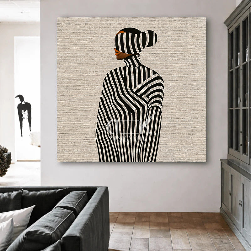 Striped Woman