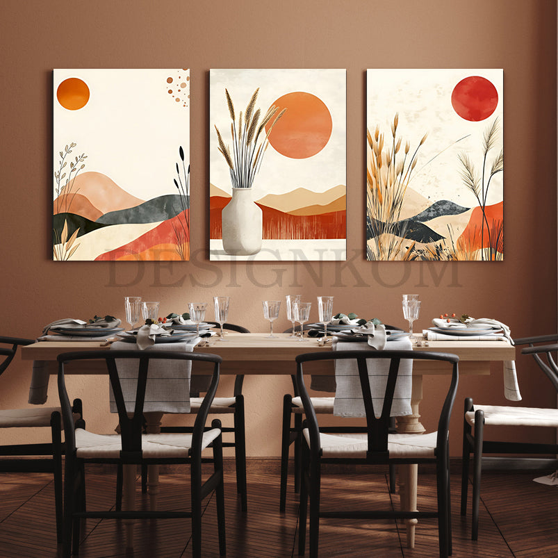 minimalism and bohemian warmth