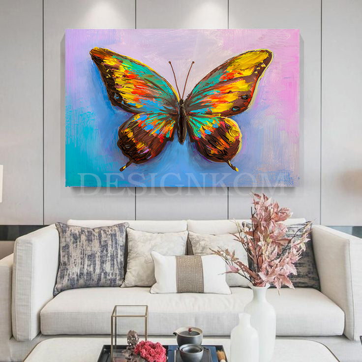 Poetic Colorful Butterfly