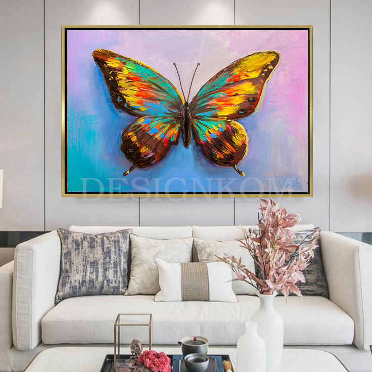 Poetic Colorful Butterfly