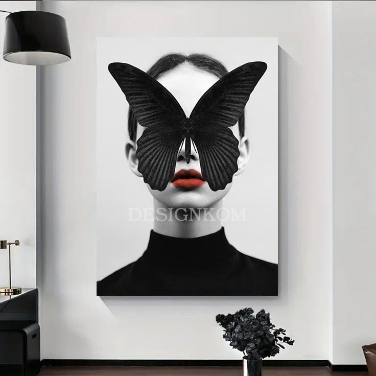 butterfly face feeling