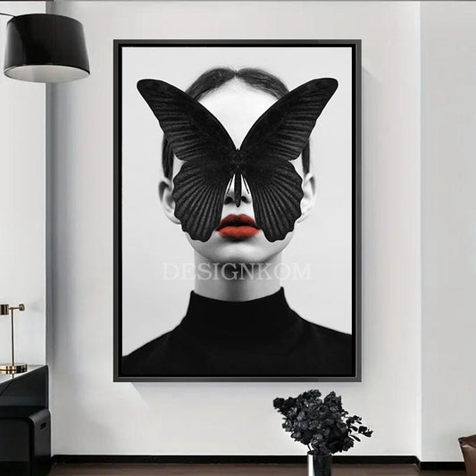 butterfly face feeling