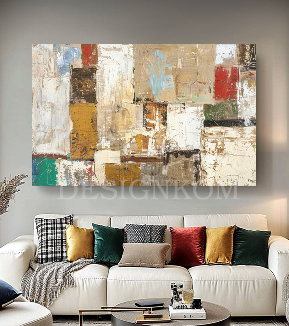 abstract acrylic paint