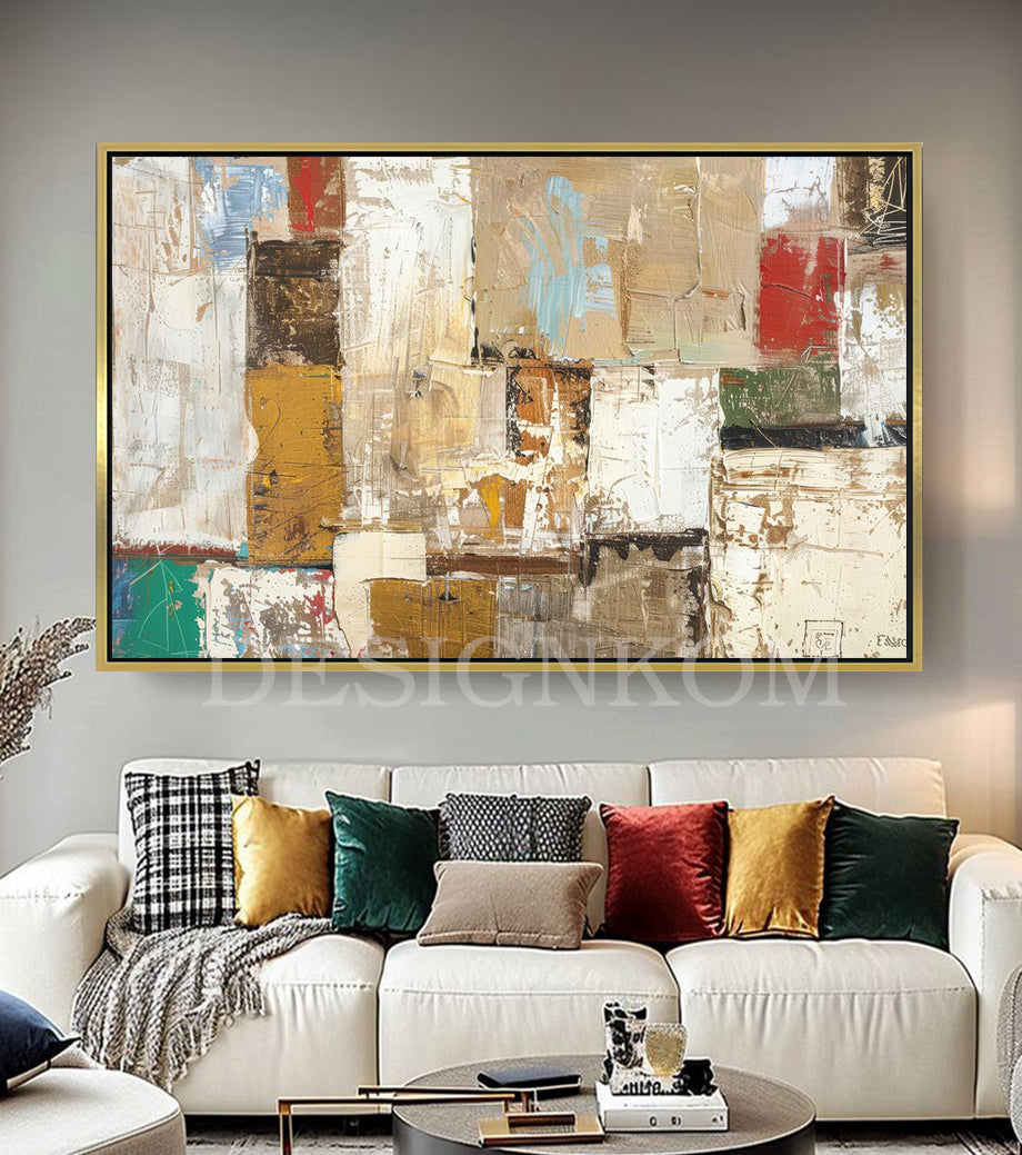 abstract acrylic paint