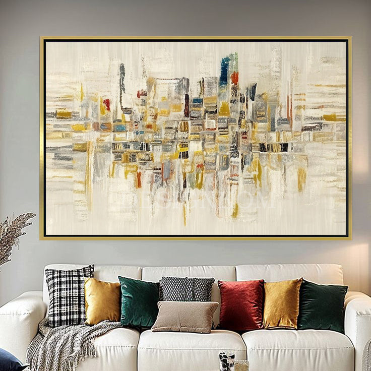 yellow abstract cell