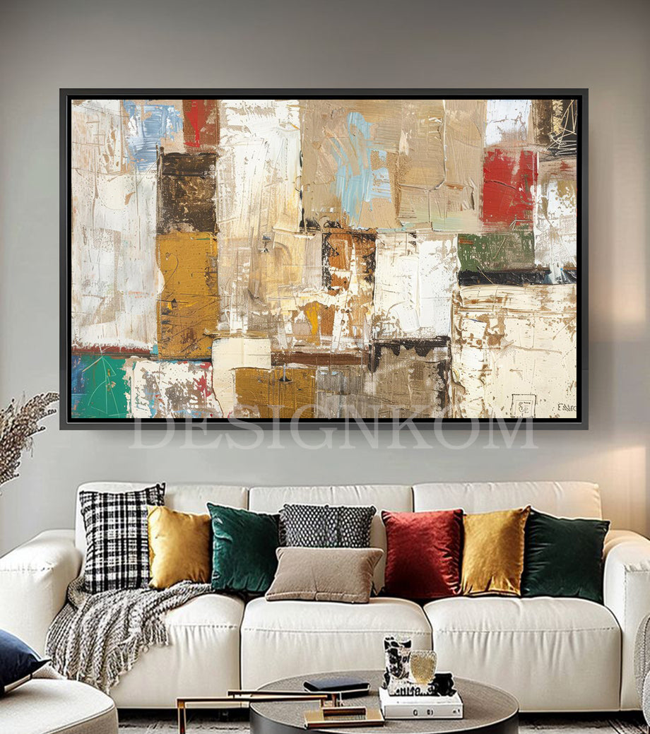 abstract acrylic paint