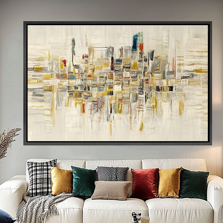 yellow abstract cell