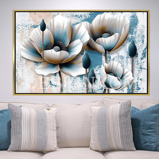 Flowers 3d growing