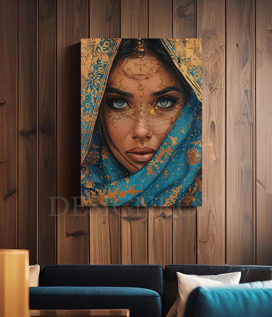 portrait femme voilée