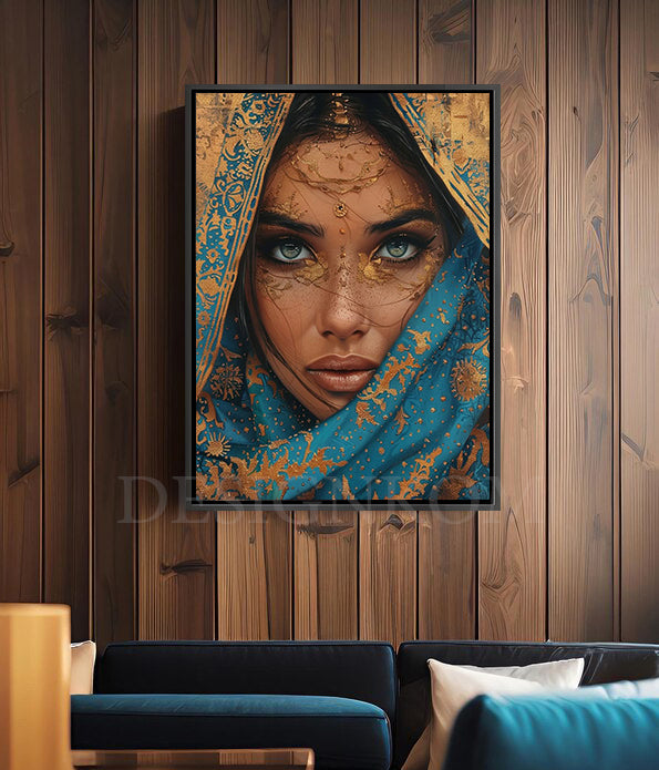 portrait femme voilée
