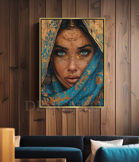 portrait femme voilée
