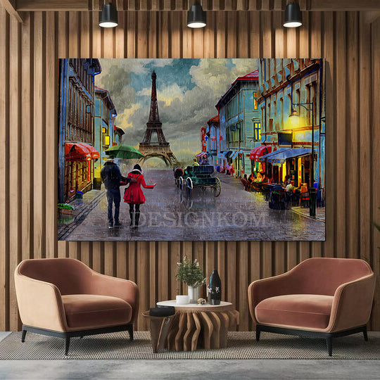 romantic Paris Eiffel Tower