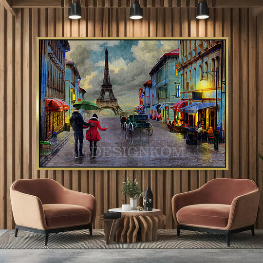 romantic Paris Eiffel Tower