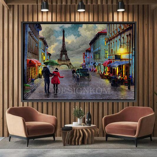 romantic Paris Eiffel Tower