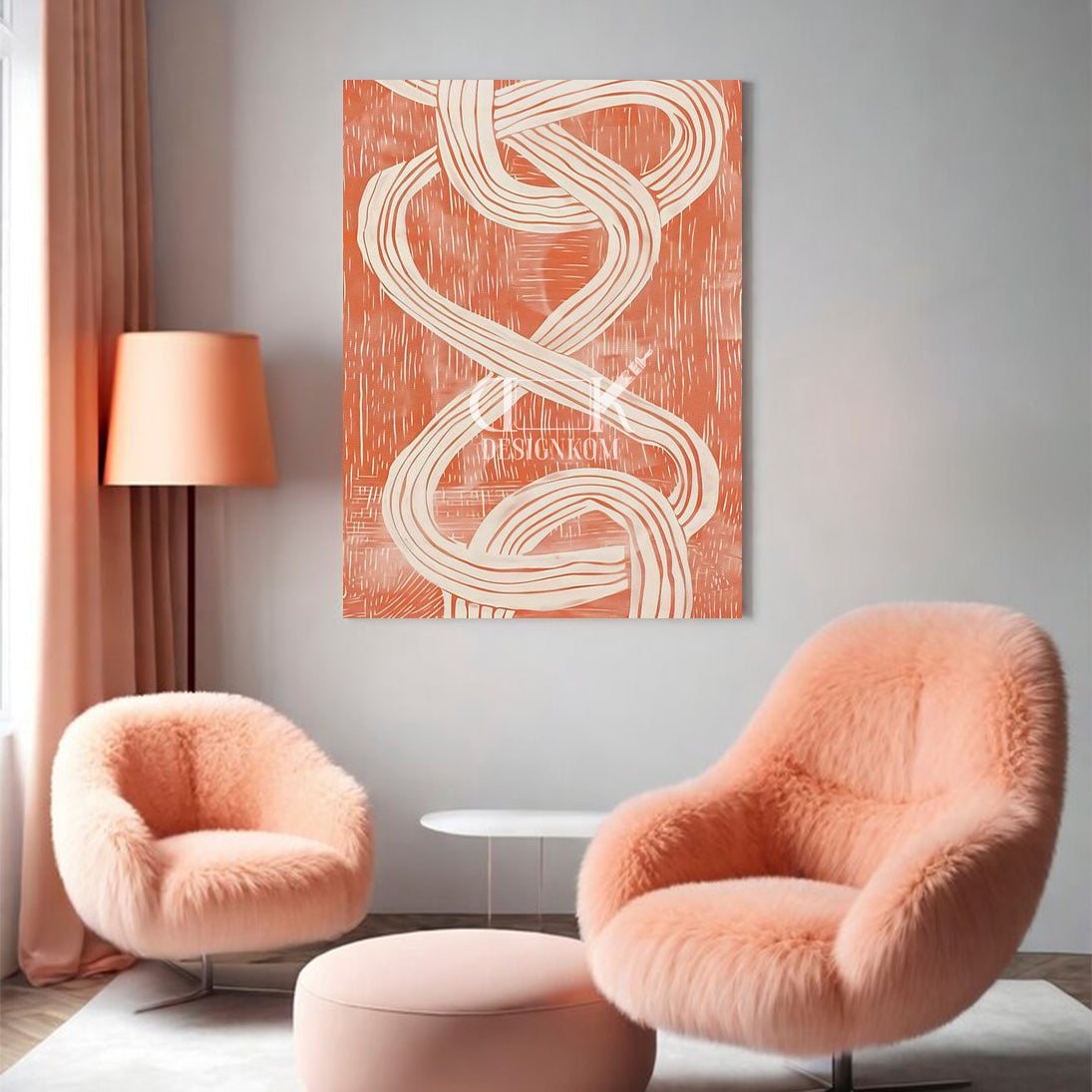 Terracotta knot art