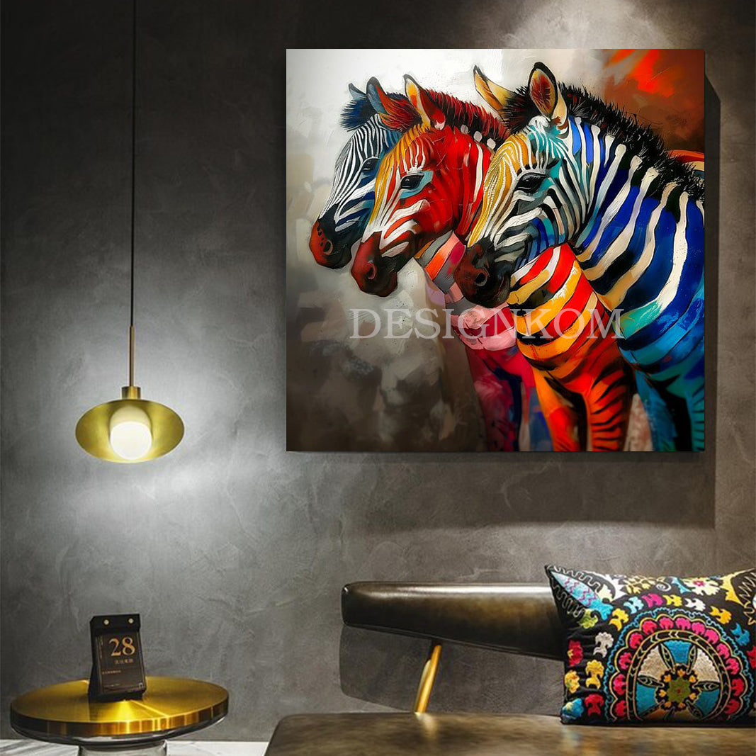 Multicolored Zebras