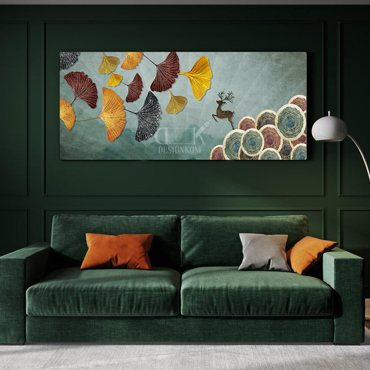 Ginkgo leaves