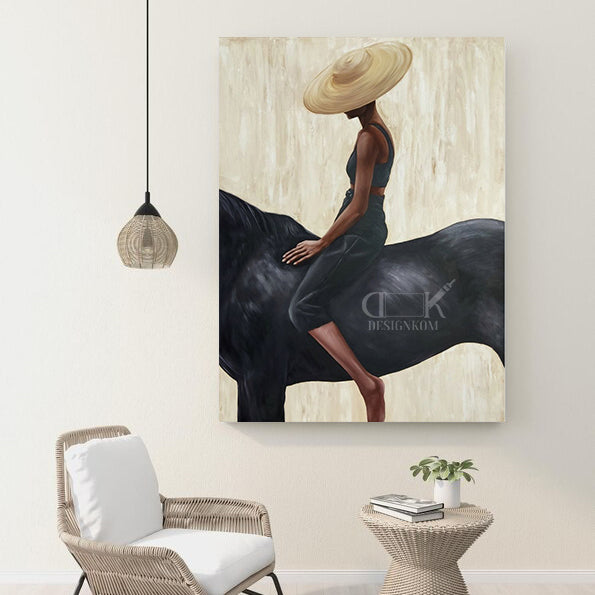 Woman on Horseback