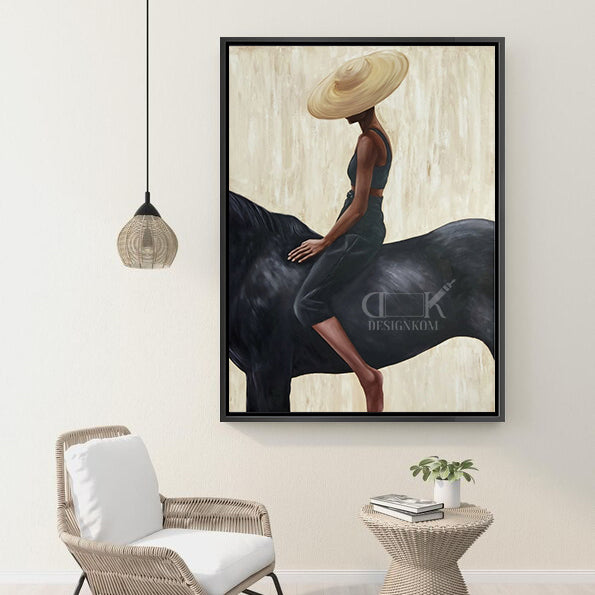 Woman on Horseback