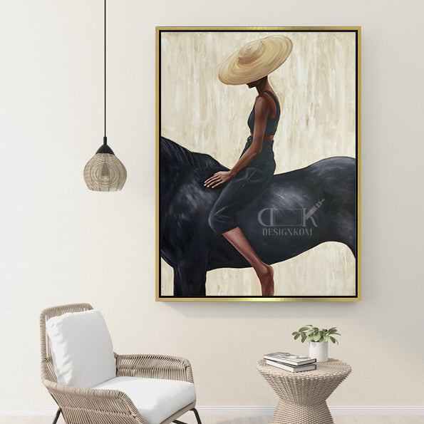 Woman on Horseback