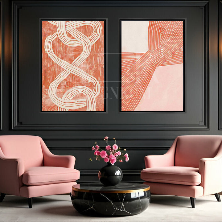 Abstrait Terracotta