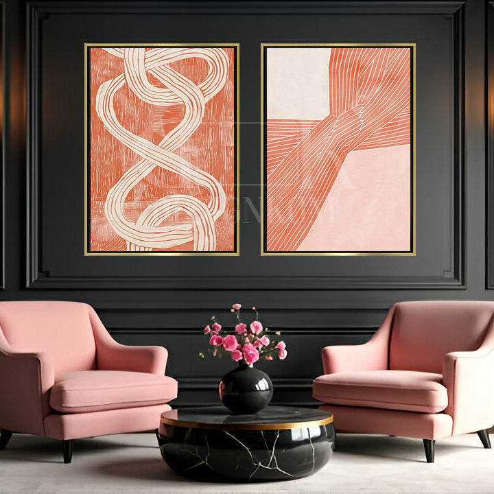 Abstrait Terracotta