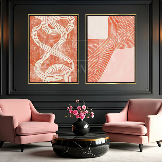 Abstrait Terracotta