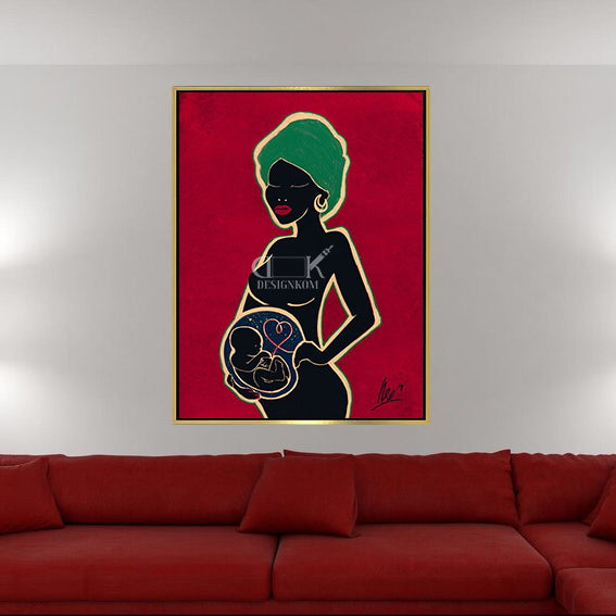 pregnant  art love