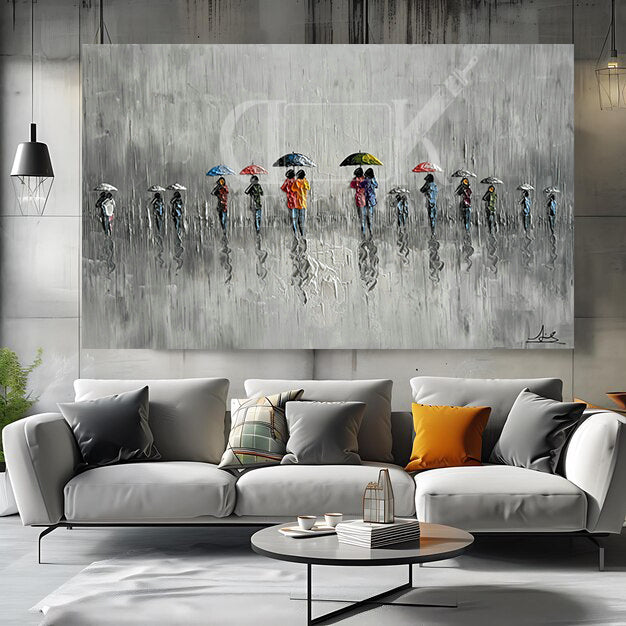 walk in the rain