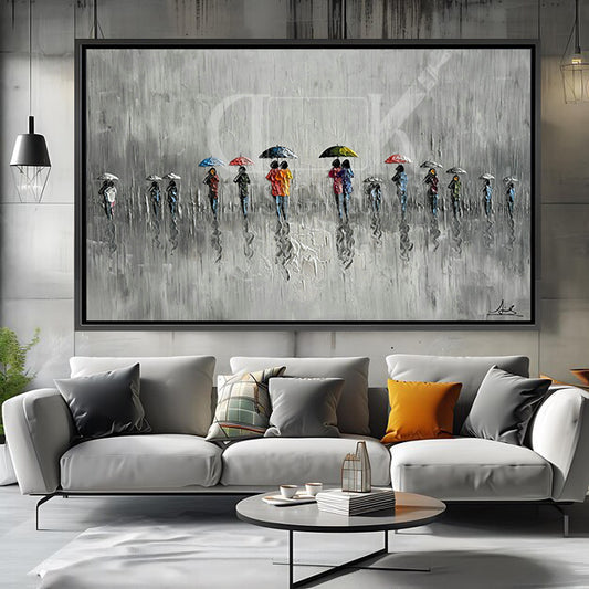 walk in the rain