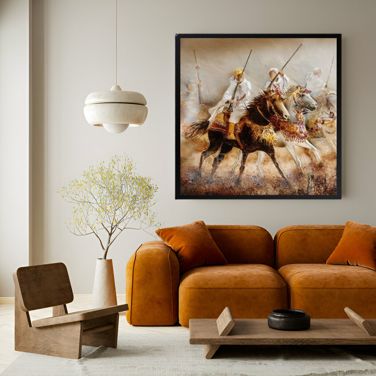 Kaaba in Gold and Blue Art (Copy)
